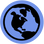 Icon of a globe to represent that we donate to 1% for the Planet