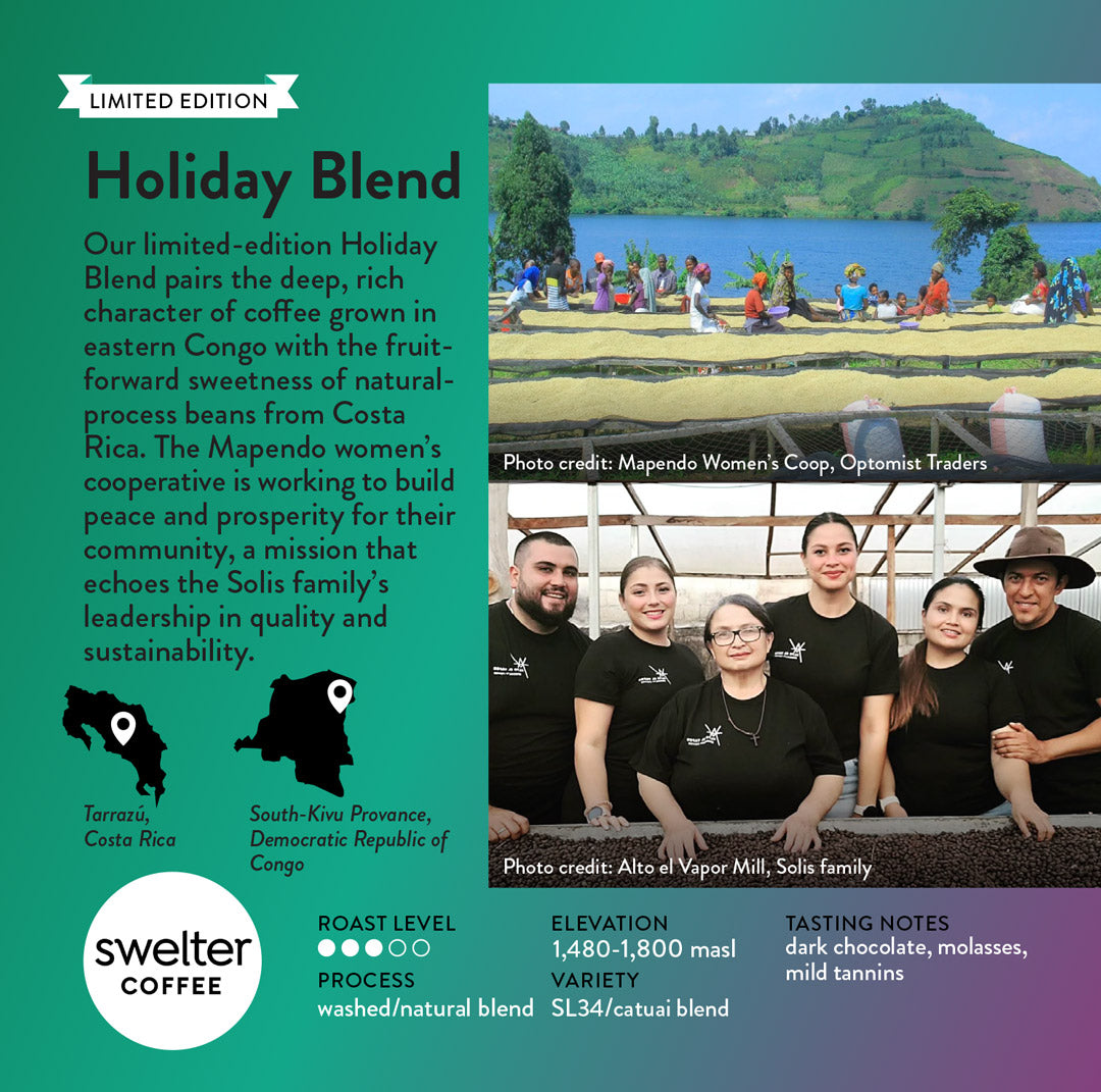 Visual of Swelter Coffee's Limited Edition Holiday Blend